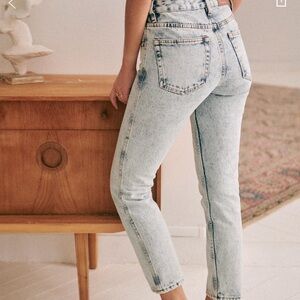 Sezane Brut Sexy Tall Jeans 27 Edge Blue